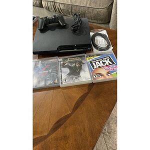 PS3 game console system with 3 games and 1‎ controller -CECH-2501A